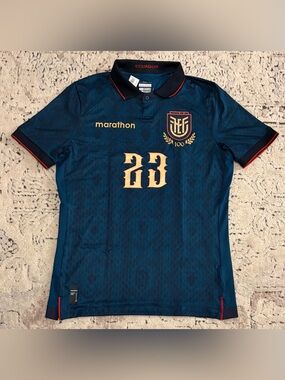 Marathon Authentic Ecuador 100 Years Edition Moises Caicedo #23 Jersey Men’s M